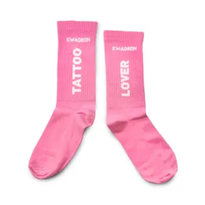 SOCKS TATTOO LOVER BY KWADRON - PINK