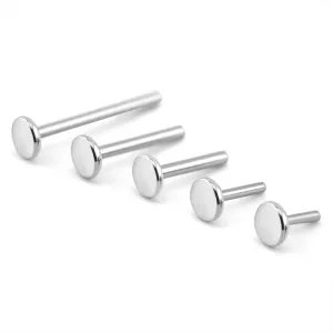 TILUM - TITÁNOVÝ THREADLESS LABRET S PLOCHÝM DISKOM