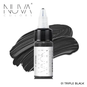 NUVA COLORS - 01 TRIPLE BLACK