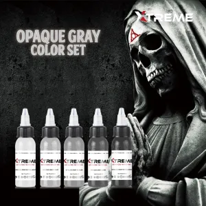 XTREME INK - OPAQUE GRAY SET - 5X30ML