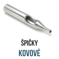 Kovové špičky na tetovanie