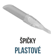 Plastové špičky na tetovanie