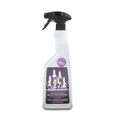 INKED ARMY - CODE CLEAN 770 ML - dezinfekcia plôch a predmetov pri tetovaní