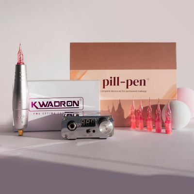 STROJČEK NA TETOVANIE NA PERMANENTNÝ MAKE UP GLOVCON - PILL PEN COMPLETE SET