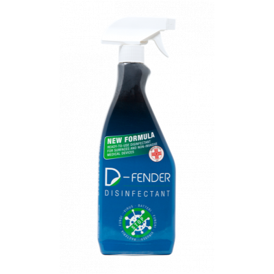 DERMALIZE D-FENDER SPRAY 750 ML - dezinfekcia plôch a predmetov pri tetovaní