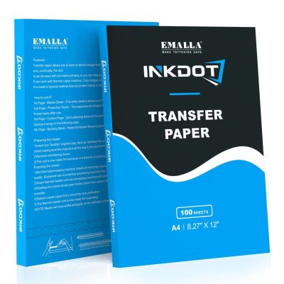 EMALLA INKDOT - THERMAL TRANSFER PAPER - obtláčací termo papier na tetovanie