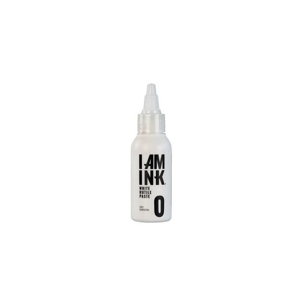 FARBA NA TETOVANIE I AM INK - WHITE RUTILE PASTE #0