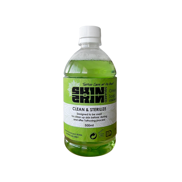 SKIN2SKIN - GREEN SOAP CONCENTRATED - Zelené mydlo na tetovanie