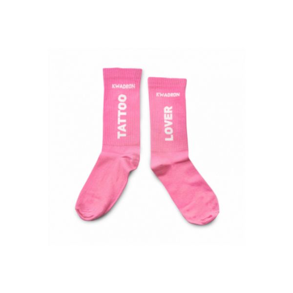 KWADRON - TATTOO LOVER PINK SOCKS
