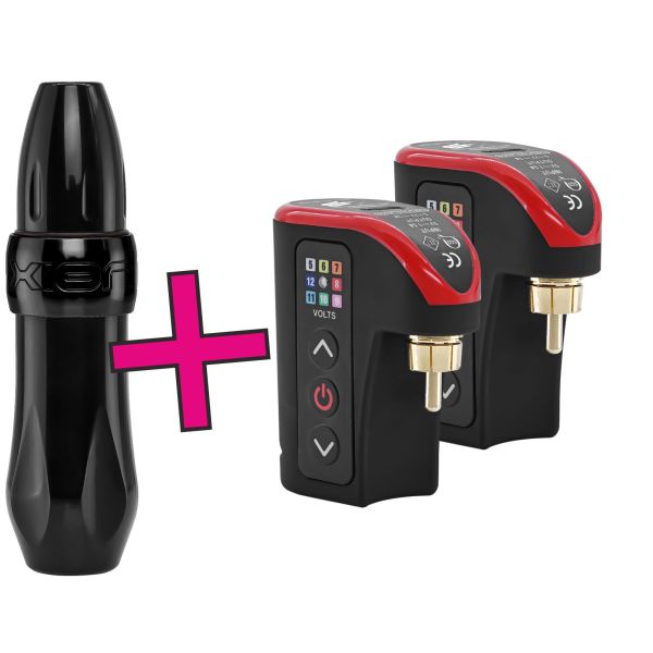 SPEKTRA XION + LIGHTNING BOLT COMBO - tetovací strojček s batériou pre tetovací strojček