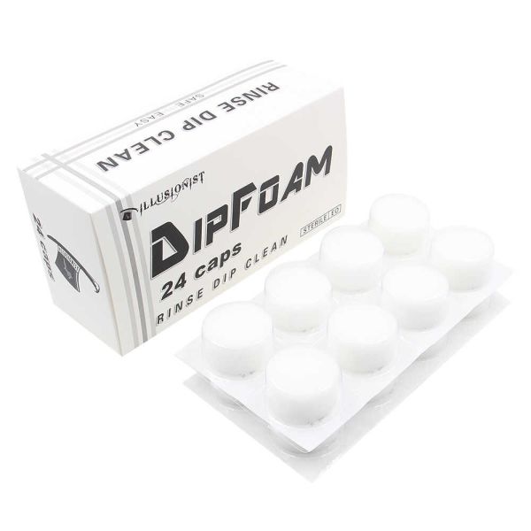 DIP FOAM - ŠPECIÁLNA PENA NA VYPLACHOVANIE IHLY POČAS TETOVANIA