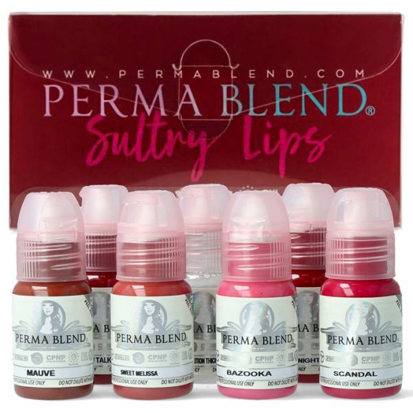 PERMA BLEND SULTRY LIP COLLECTION SET - Pigment na permanentný make up