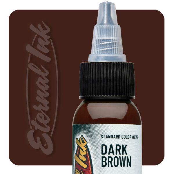 FARBA NA TETOVANIE ETERNAL - DARK BROWN